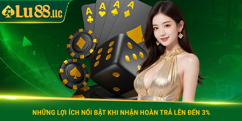 Những lợi ích nổi bật khi nhận hoàn trả lên đến 3%