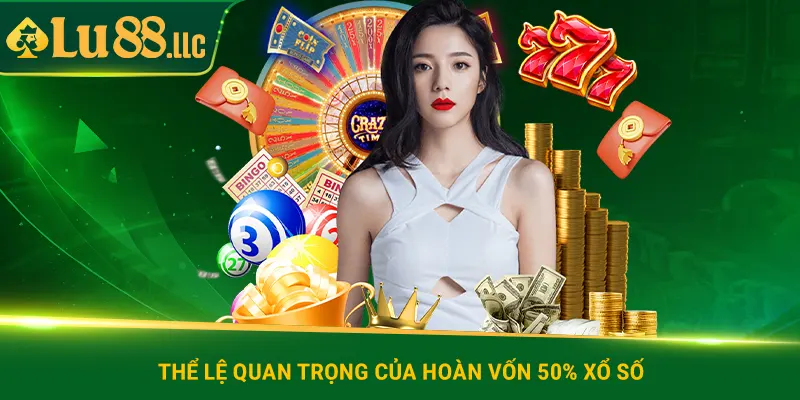 Thể lệ quan trọng của hoàn vốn 50% xổ số